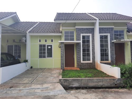 foto tampak rumah tipe 38/72 perumahan Permata Legenda 3