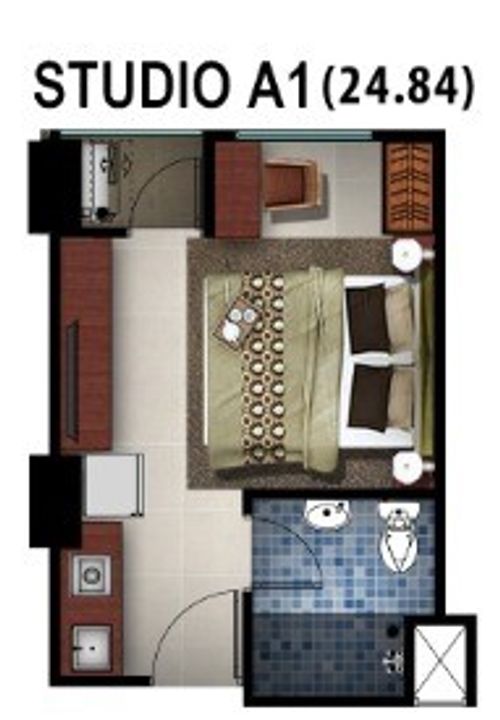 foto tampak rumah tipe Studio A1 perumahan Grand Dhika City Lifestyle Jatiwarna