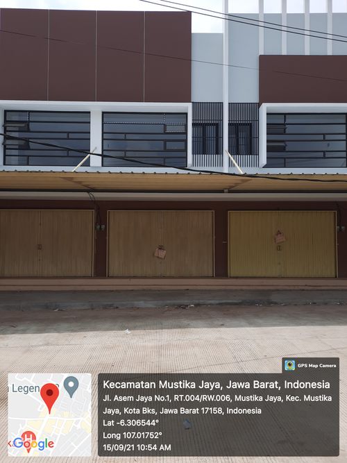 foto tampak rumah tipe RUKO PERMATA LEGENDA 2 perumahan DUKUH ZAMRUD