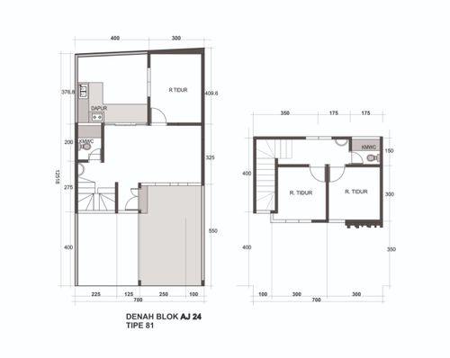 foto denah rumah tipe New Cluster ELPICO perumahan Villa Puncak Tidar