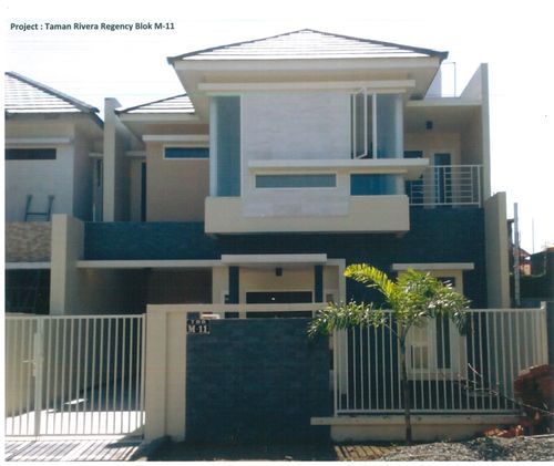 foto tampak rumah tipe Taman Rivera Regency Blok M No. 11 perumahan TAMAN RIVERA REGENCY