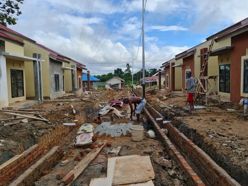 foto posisi tengah perumahan Griya Zara Tahap II