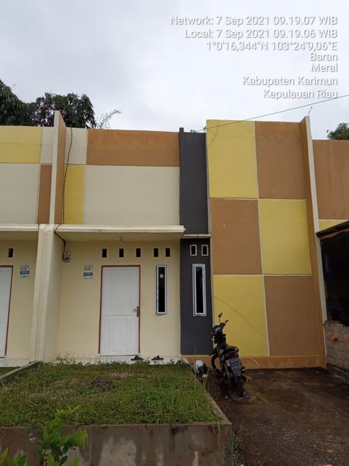 foto tampak rumah tipe SUBSIDI perumahan DANG MERDU INDAH 1