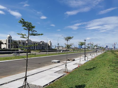 foto posisi tengah perumahan CitraLand City Losari Makassar