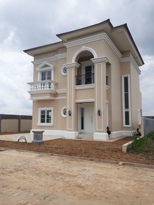 foto tampak rumah tipe Cluster Emerald 185 perumahan OPI REGENCY 2 CLUSTER EMERALD