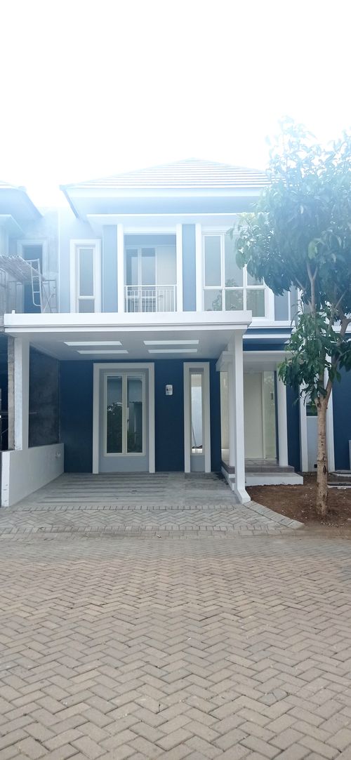 foto tampak rumah tipe Nobilis perumahan GREEN ORCHID RESIDENCE