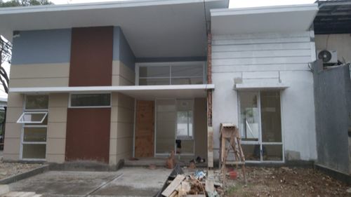 foto tampak rumah tipe Dolomite/36 perumahan Duta Indah Residence - Rukan Emerald