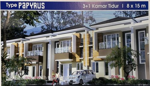 foto tampak rumah tipe PAPYRUS (120/163) perumahan CONCERTO BEACH & ORCHESTRA BEACH - GOLF ISLAND
