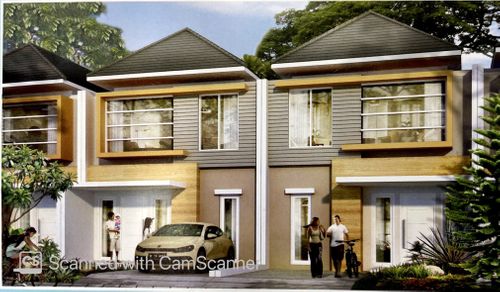 foto tampak rumah tipe OLIVE (90/128) perumahan CONCERTO BEACH & ORCHESTRA BEACH - GOLF ISLAND
