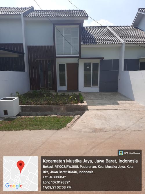 foto tampak rumah tipe 50/105 ZONA 1 perumahan Permata Legenda 3