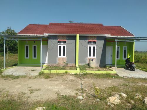 foto tampak rumah tipe A perumahan GRAND VALDA RESIDENCE