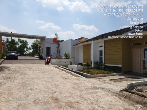 foto posisi tengah perumahan GRAND NATURA HILL