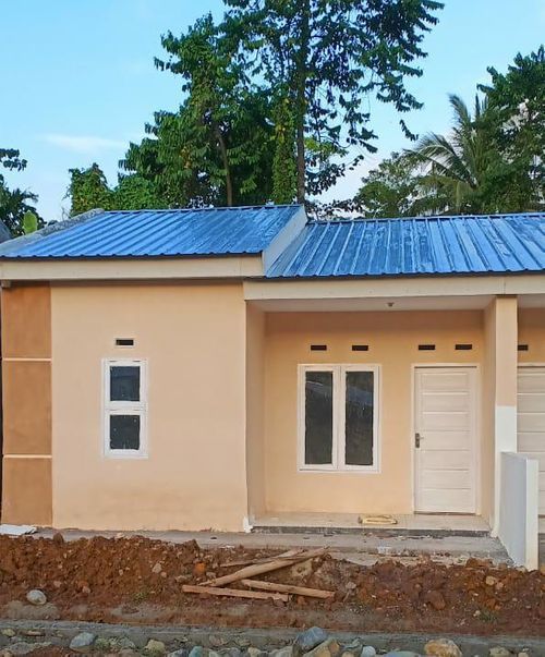 foto tampak rumah tipe 36 perumahan SONGKA PERMAI
