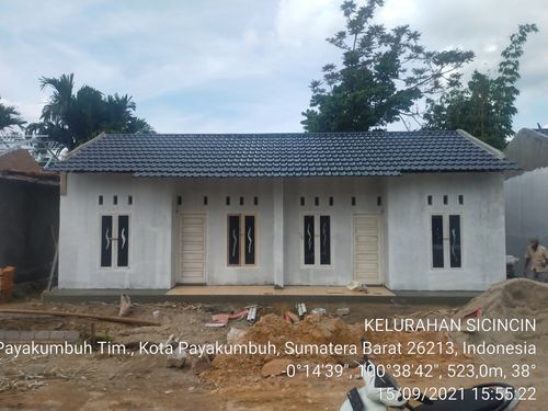 foto tampak rumah tipe 36/80 perumahan CEMARA EKAJAYA RESIDENCE
