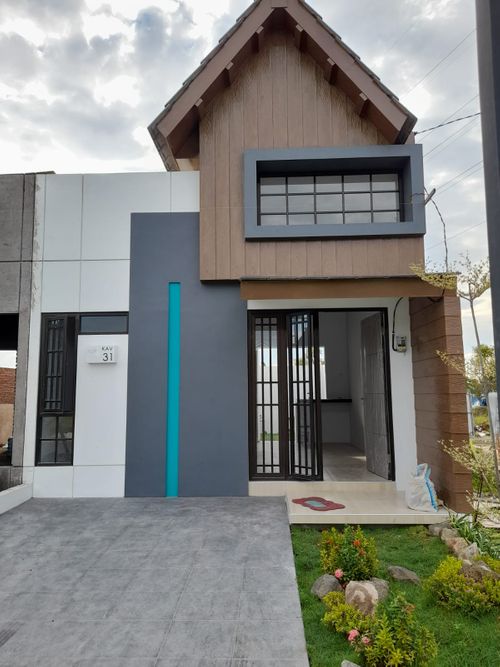 foto tampak rumah tipe Sakura 3 perumahan GRHA TAMAN PELANGI 2 CLUSTER OSAKA
