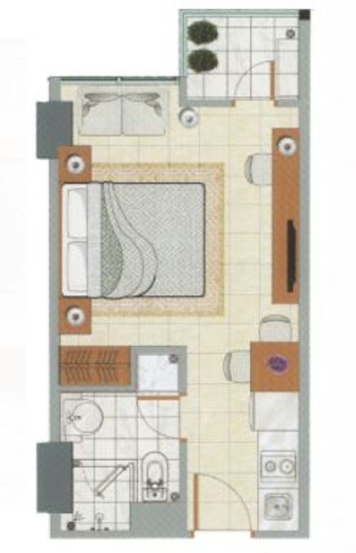 foto denah rumah tipe STAT perumahan Capitol Park Residence