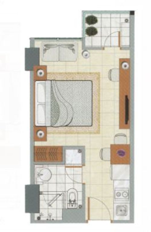 foto denah rumah tipe STBT perumahan Capitol Park Residence