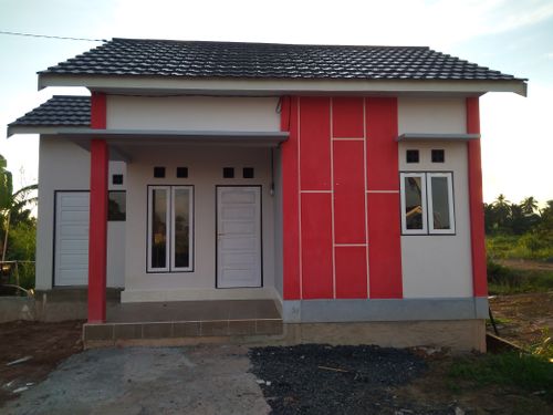 foto tampak rumah tipe 36 Permanen perumahan GRAHA SEJAHTERA VI