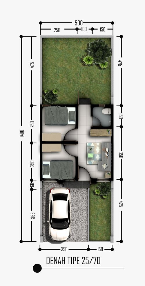foto denah rumah tipe the piazza standrad perumahan MARS REGENCY
