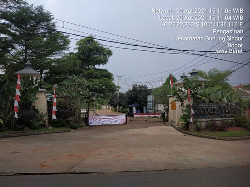 foto gerbang perumahan SANUR VALLEY @SERPONG TAHAP 3