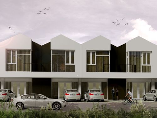 foto tampak rumah tipe Ruko 115/60 perumahan GRIYA PARAMA