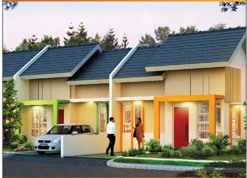 foto tampak rumah tipe NEW CORDIA perumahan Metland Cileungsi Sektor 6