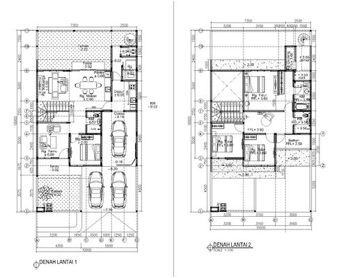 foto denah rumah tipe Oliander 180/180 perumahan Kahuripan Terrace