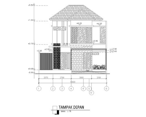 foto tampak rumah tipe Asteria A 120/120 perumahan Kahuripan Terrace