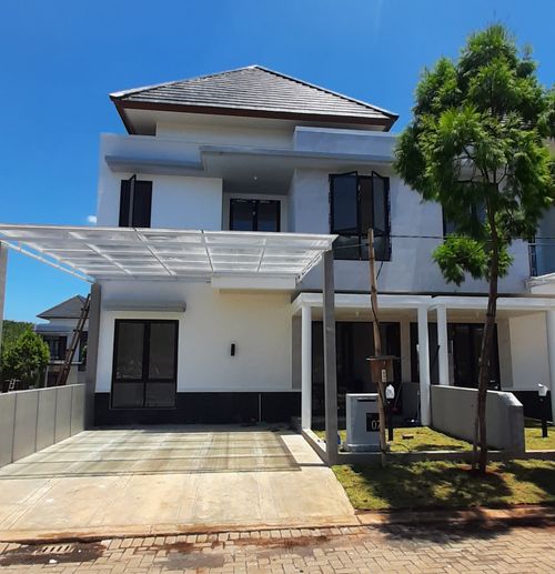 foto tampak rumah tipe Kalinda perumahan Kedaton Park Tahap 1