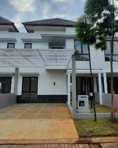 foto tampak rumah tipe Kalinda perumahan Kedaton Park Tahap 1
