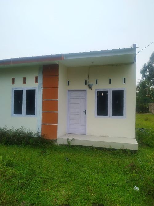 foto tampak rumah tipe 36 perumahan PERMATA HIJAU PERMAI II THP 2