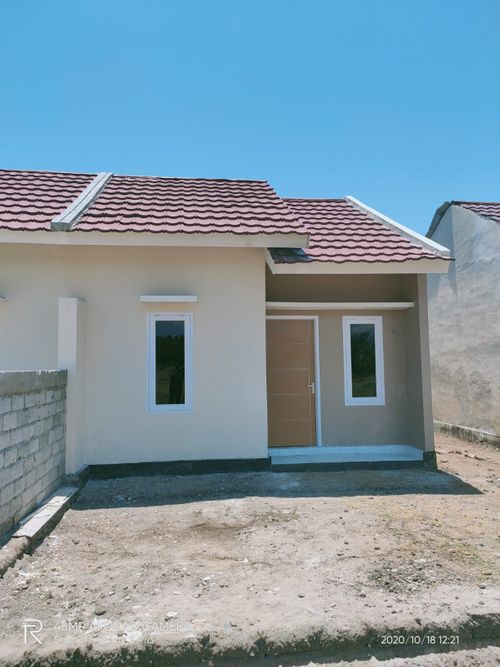 foto tampak rumah tipe 30/72 perumahan Mumtaz Raya Residence