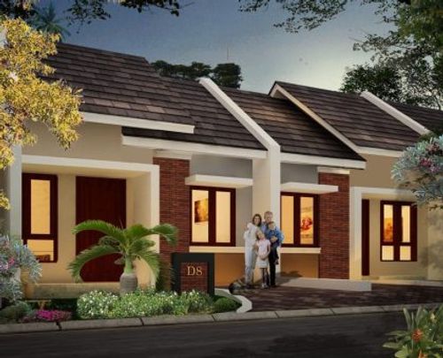 foto tampak rumah tipe UBUD perumahan SANUR VALLEY @SERPONG TAHAP 3