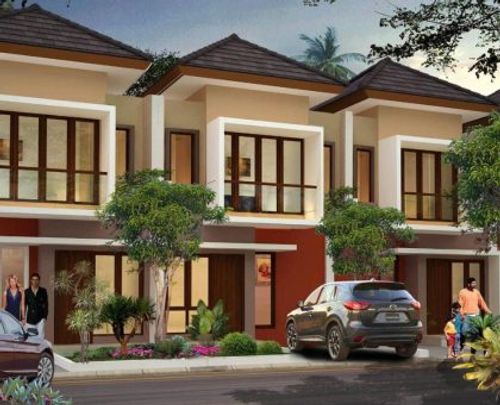 foto tampak rumah tipe GRAND UBUD perumahan SANUR VALLEY @SERPONG TAHAP 3
