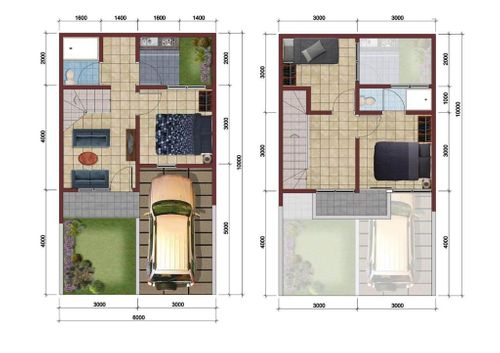 foto denah rumah tipe GRAND UBUD perumahan SANUR VALLEY @SERPONG TAHAP 3