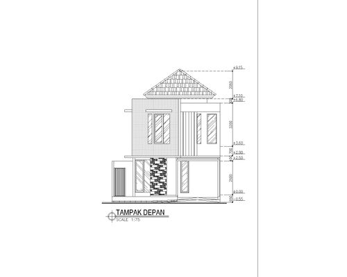 foto tampak rumah tipe Iris 64/NS perumahan Kahuripan Terrace