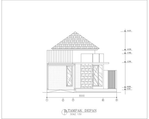 foto tampak rumah tipe Canna 59/NS perumahan Kahuripan Terrace