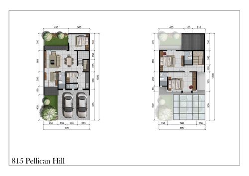 foto denah rumah tipe MINNESOTA 8 perumahan PELICAN HILL CITRALAND
