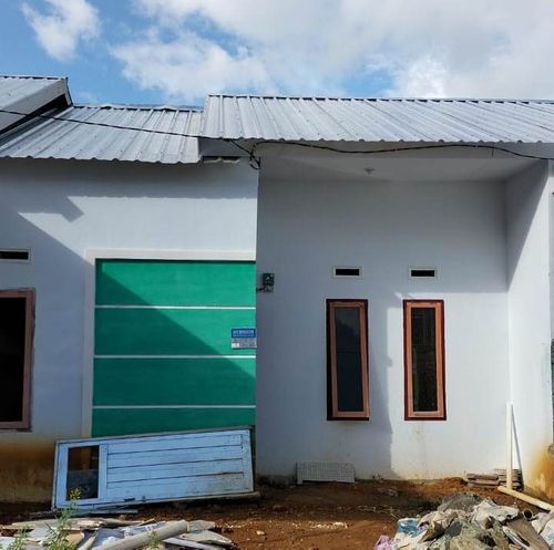 foto tampak rumah tipe 36/72 perumahan PT.MUH SYAFEI BERSAMA