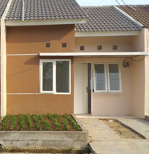 foto tampak rumah tipe 29/140 perumahan Aweh Residence