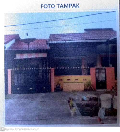 foto tampak rumah tipe 45/84 perumahan PT.MUH SYAFEI BERSAMA