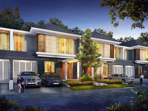foto tampak rumah tipe MAGREETA (DLX) perumahan PELICAN HILL CITRALAND