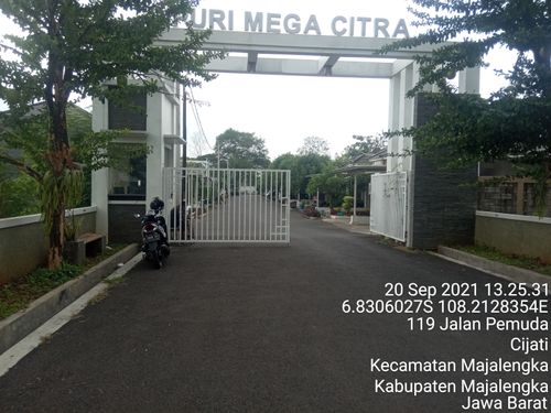 foto gerbang perumahan PURI MEGA CITRA - CIJATI