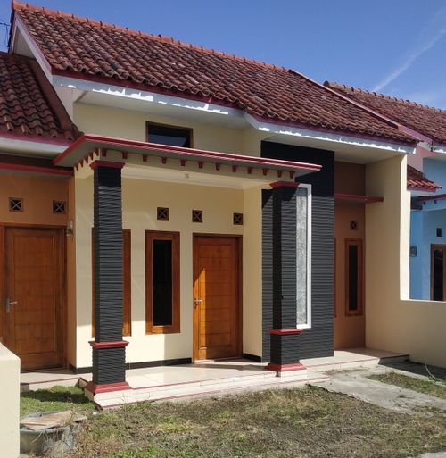 foto tampak rumah tipe 45/84 perumahan PERUMAHAN GRAND KRAKATAU RESIDENCE