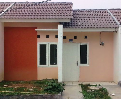 foto tampak rumah tipe 29/79 perumahan Aweh Residence