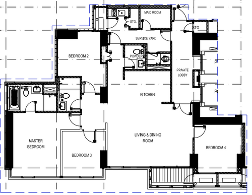 foto denah rumah tipe Fairview 05 perumahan Fairview House & Hillcrest House