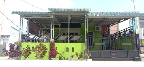 foto tampak rumah tipe 36 perumahan Green city Indrapura