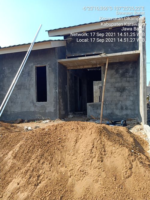 foto tampak rumah tipe 30/60 perumahan Gading Elok 3