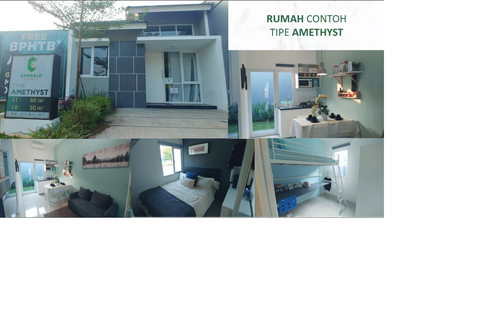 foto tampak rumah tipe AMETHYST perumahan EMERALD NEOPOLIS - CLUSTER NEOPARK