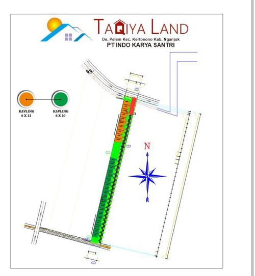 foto denah rumah tipe 30/60 perumahan TAQIYA LAND II